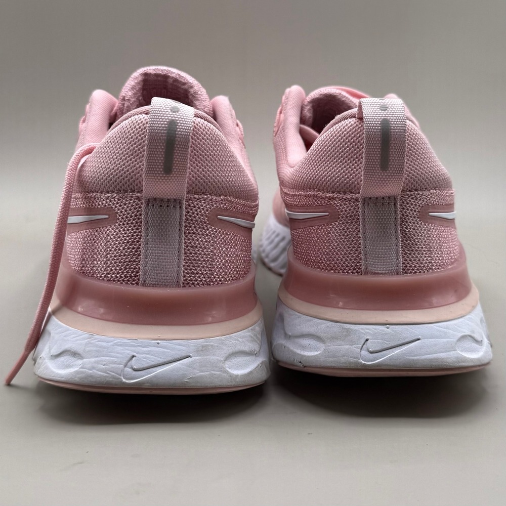 Nike React Infinity Run Flyknit 2 Women 11 Running Shoes Pink CT2423-600 - Picture 4 of 6
